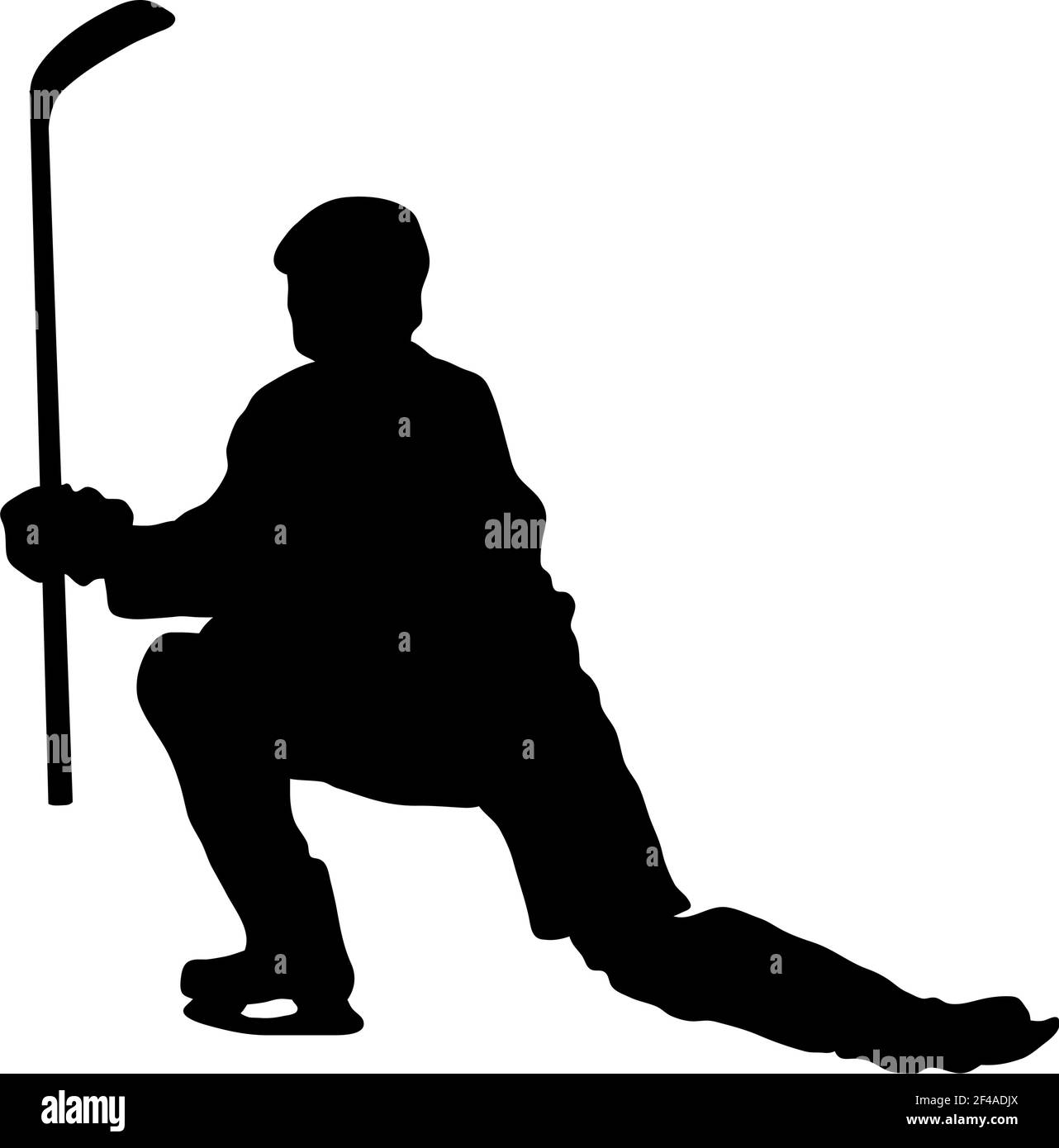 hockey silhouette shot