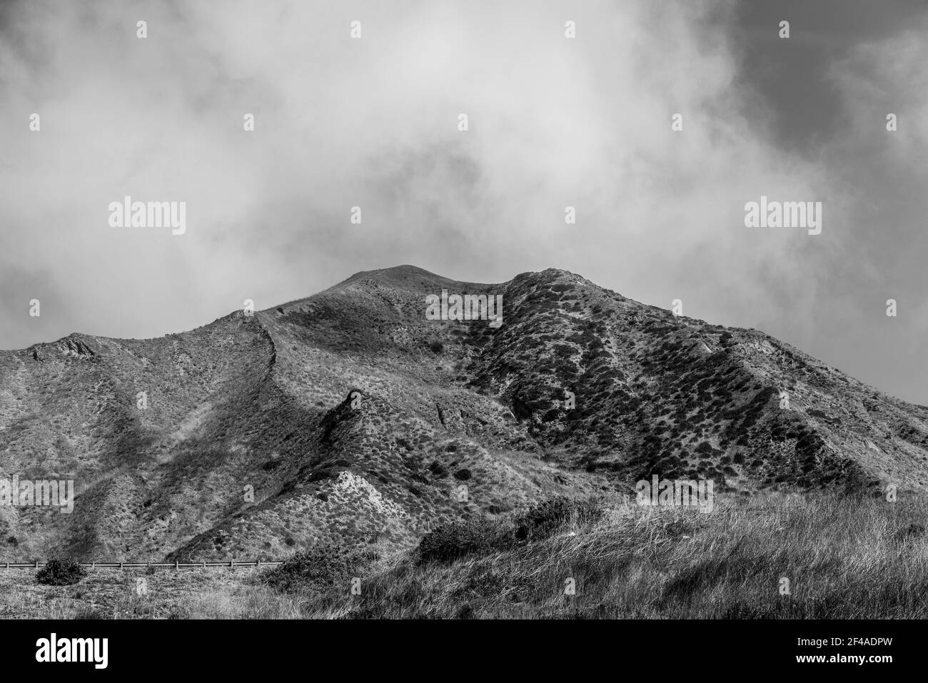 Hillside under Black and White Stock Photos & Images - Alamy