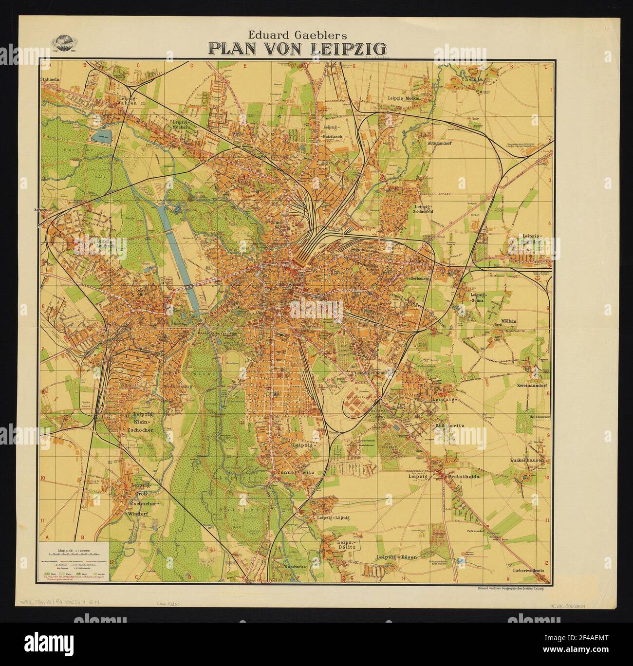 Map of leipzig hi-res stock photography and images - Alamy