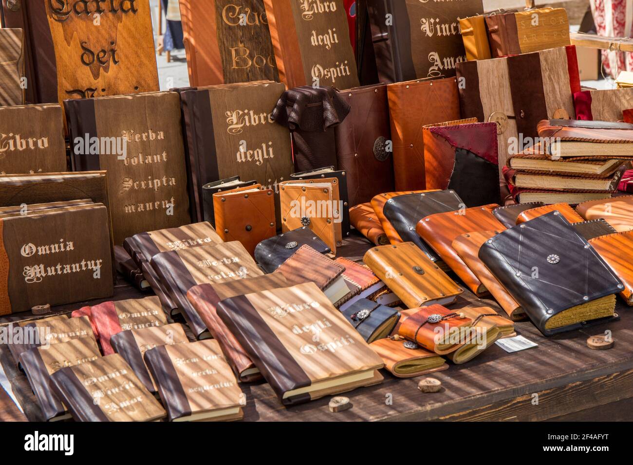 Assortment of leather hi-res stock photography and images - Alamy