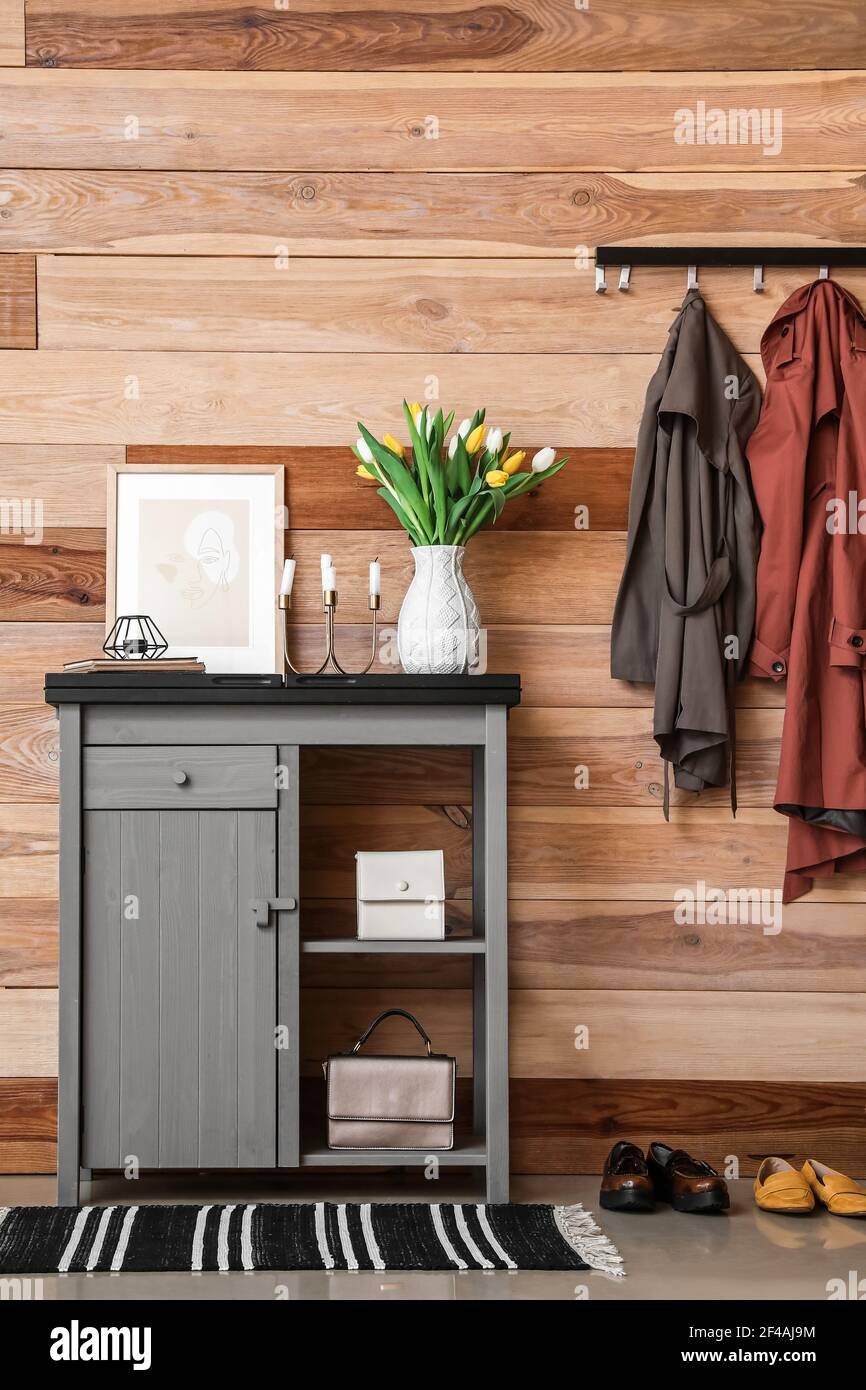 Stylish interior of modern hall Stock Photo - Alamy