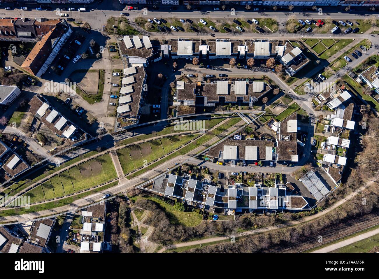 Wohngebiet robert geritzmann hofe hires stock photography and images