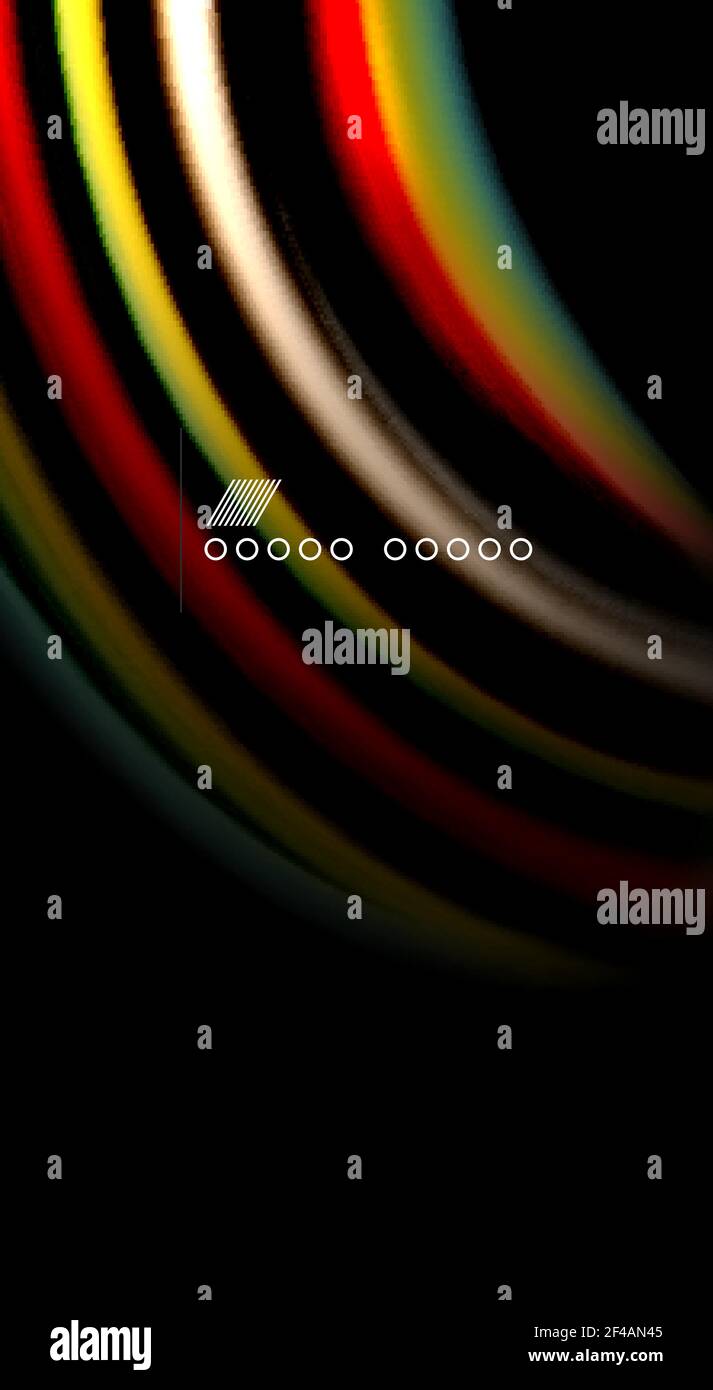 Blur color wave lines abstract background. Blur color wave lines ...