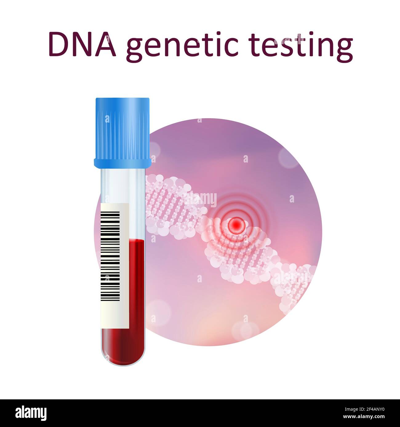 DNA testing, illustration Stock Photo Alamy