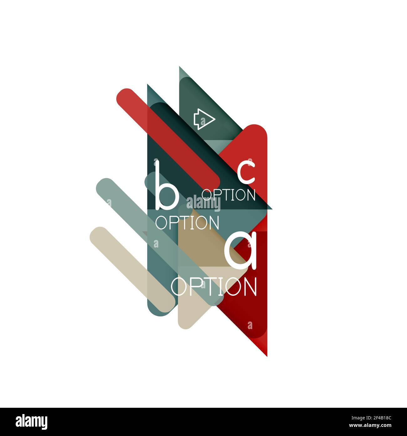 Triangle data visualization design, option infographic layout. Triangle data visualization design, option infographic layout. Vector illustration Stock Vector