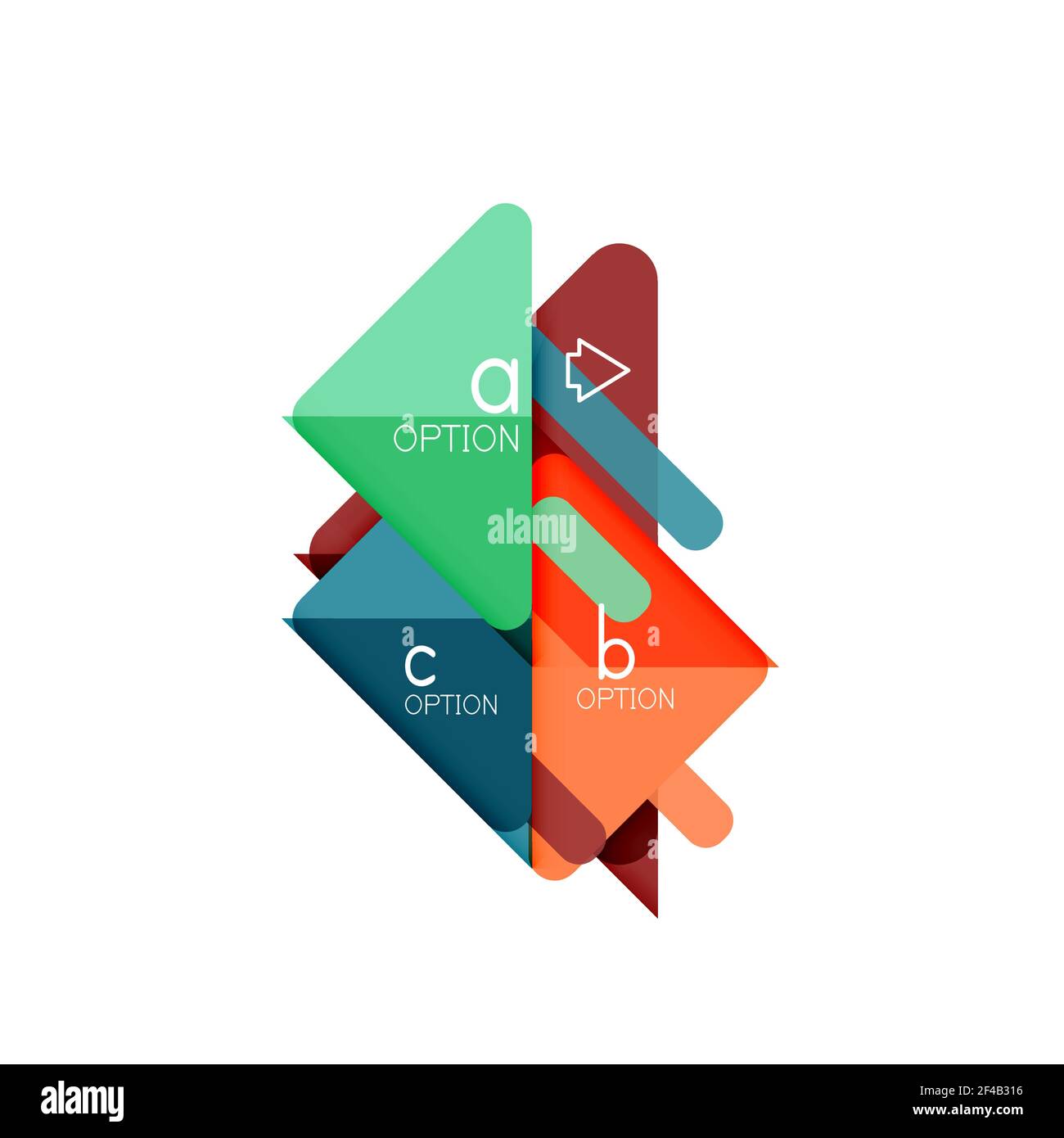 Triangle Visualization Triangle data visualization design, option infographic layout. Triangle ...