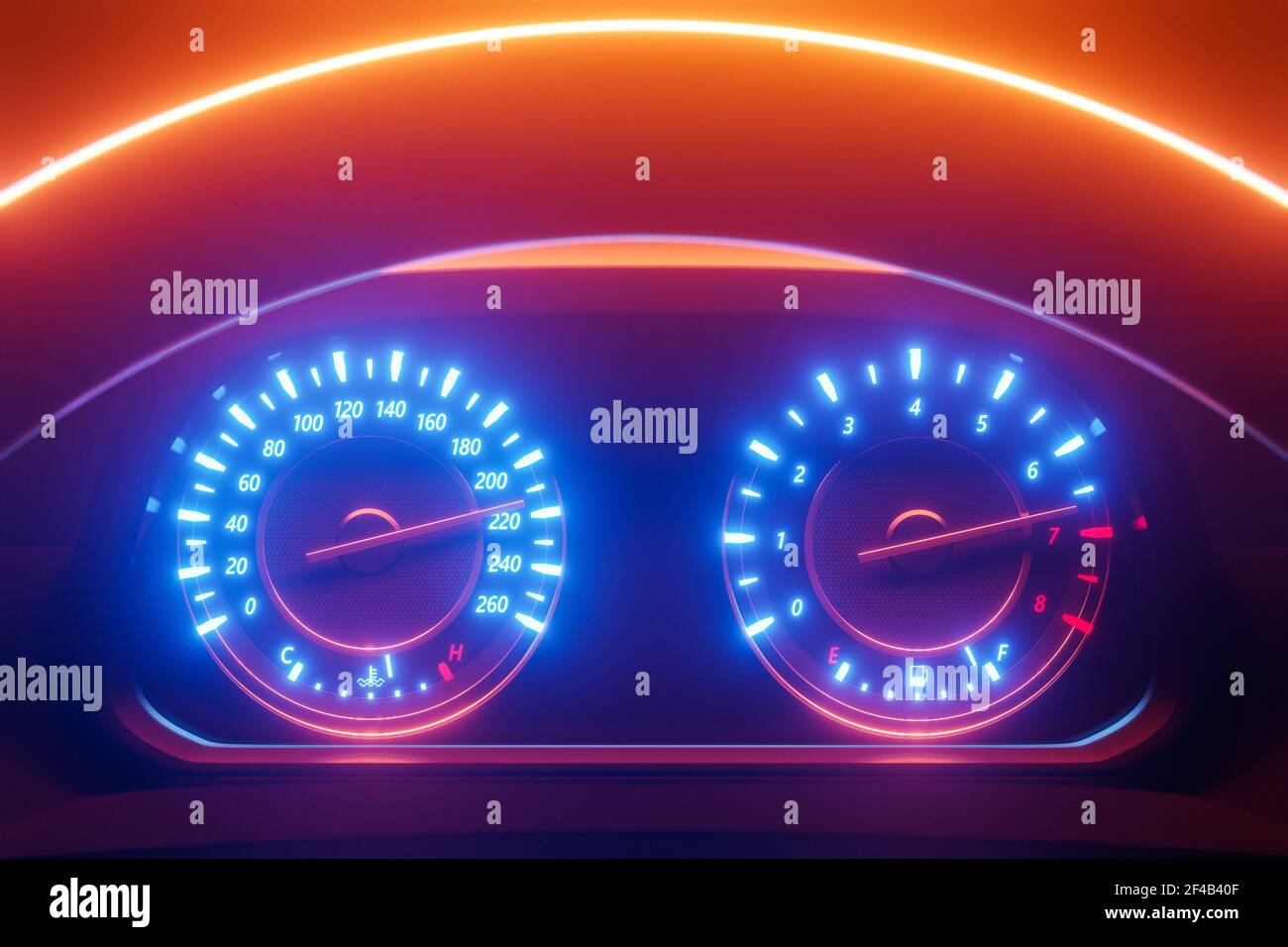 Signs in car speedometer deals