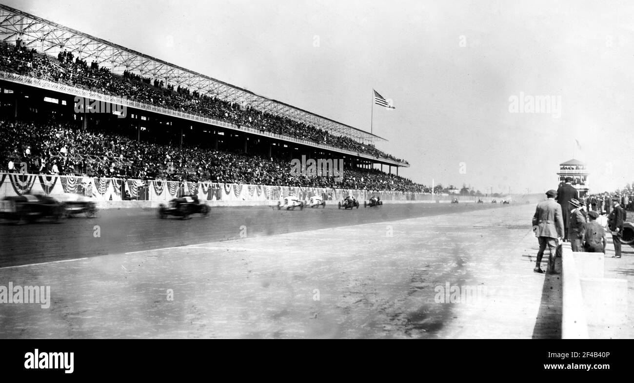 Vintage Auto Racing - Astor Cup race - 1915 Stock Photo
