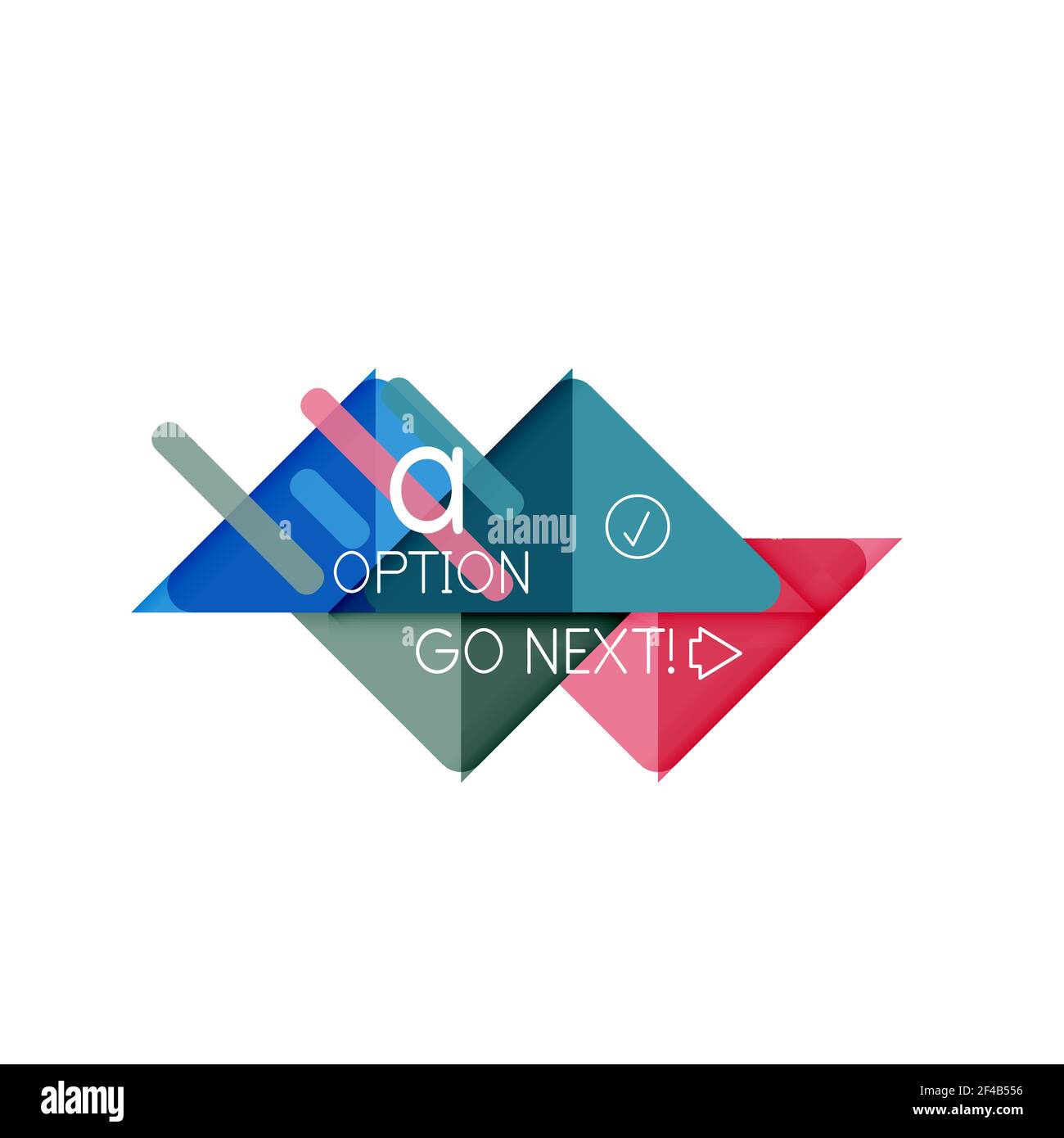 Triangle data visualization design, option infographic layout. Triangle data visualization design, option infographic layout. Vector illustration Stock Vector