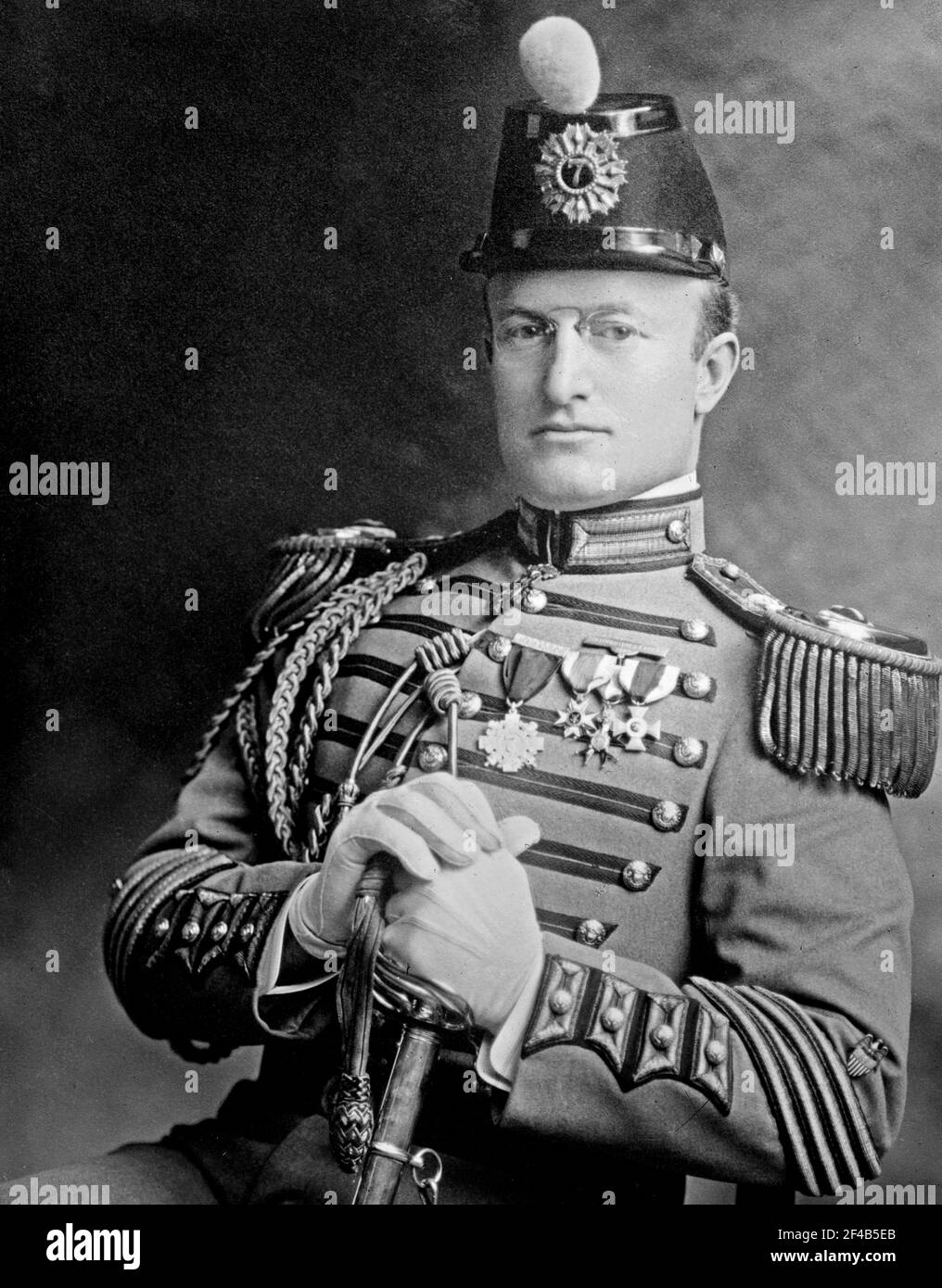 Brigadier General Louis William Stotesbury (1870-1948) who served as Adjutant General of New York  ca. 1910-1915 Stock Photo