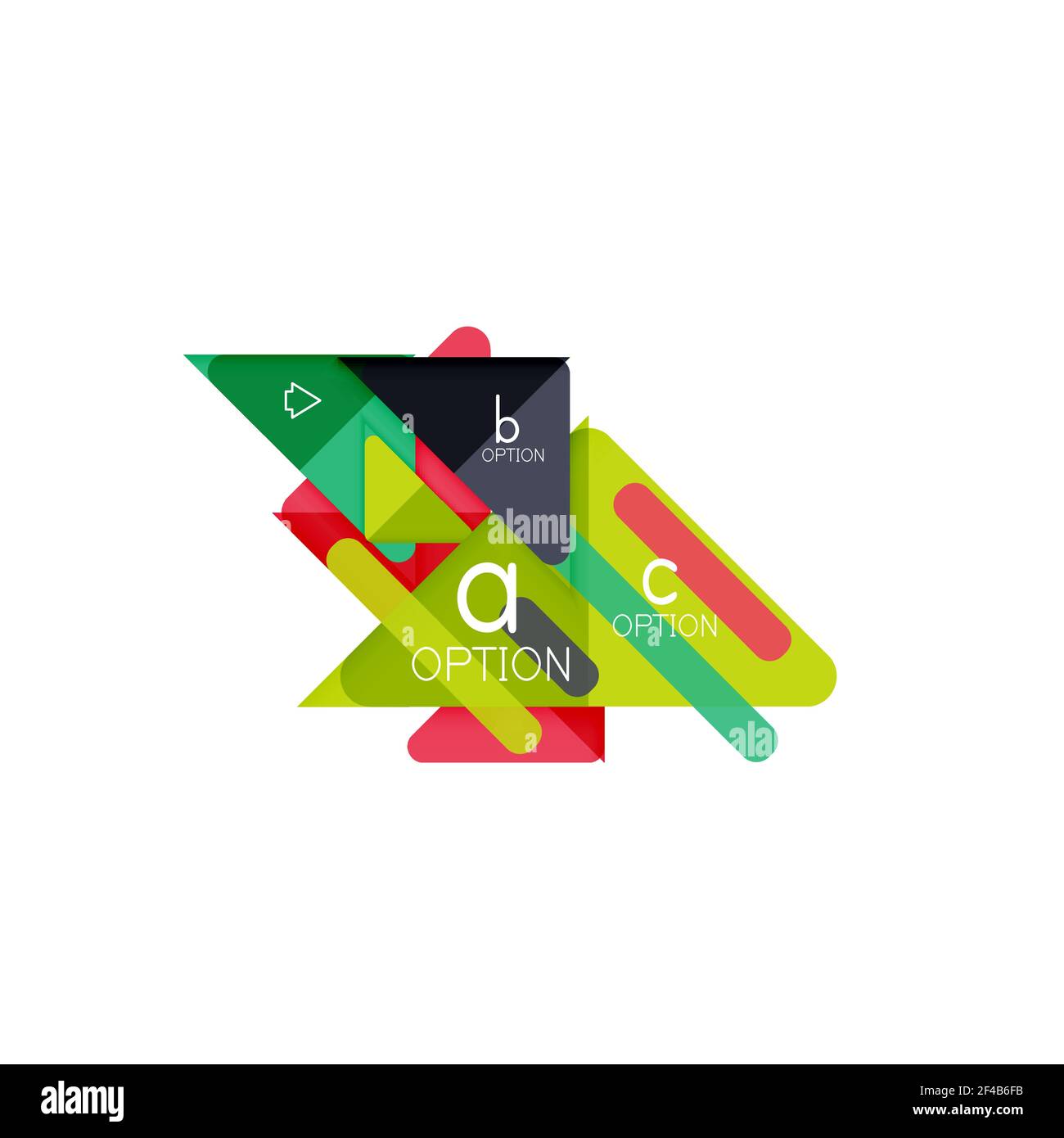 Triangle data visualization design, option infographic layout. Triangle ...