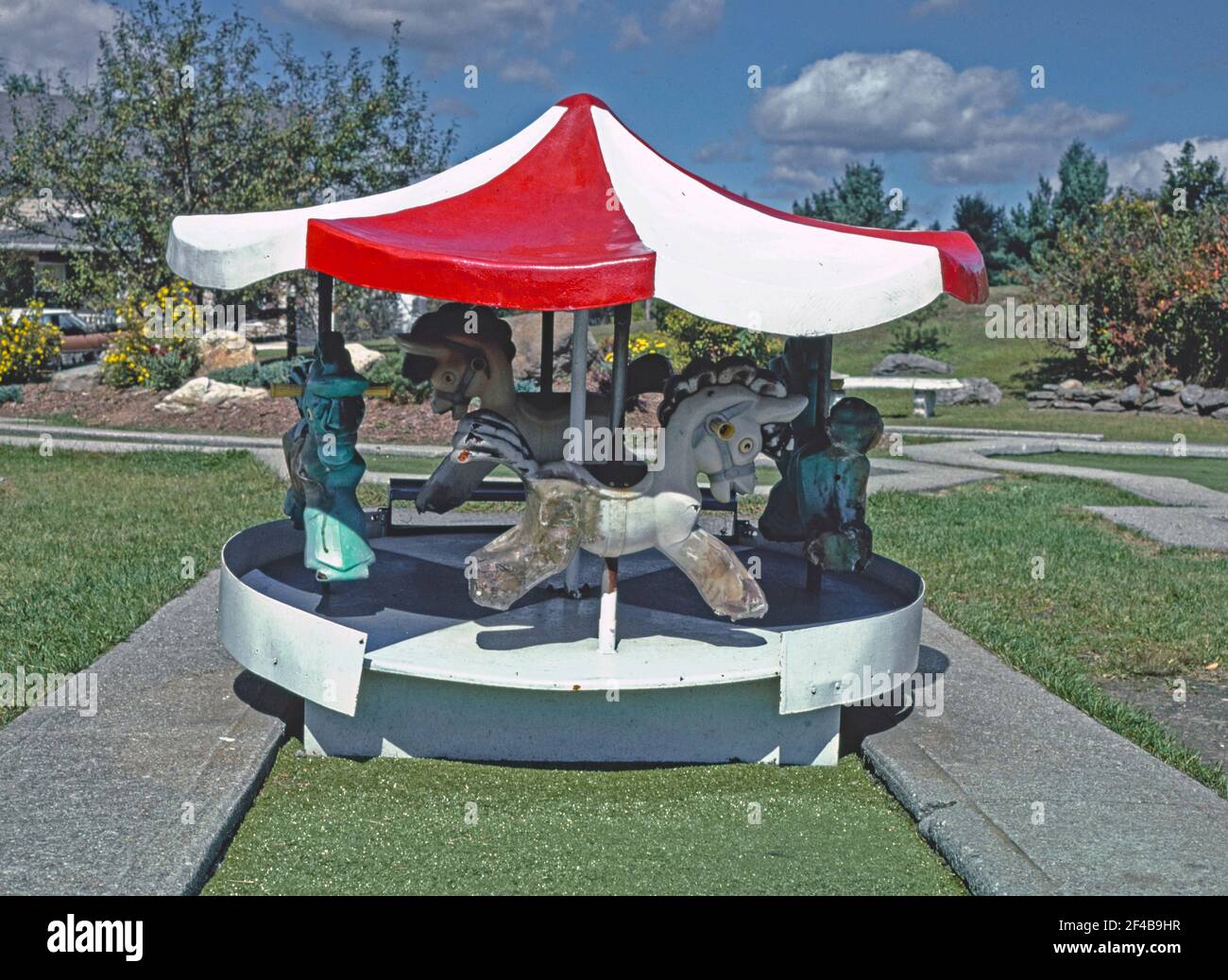 Carousel Baker's mini golf Route 7 Lanesborough Massachusetts