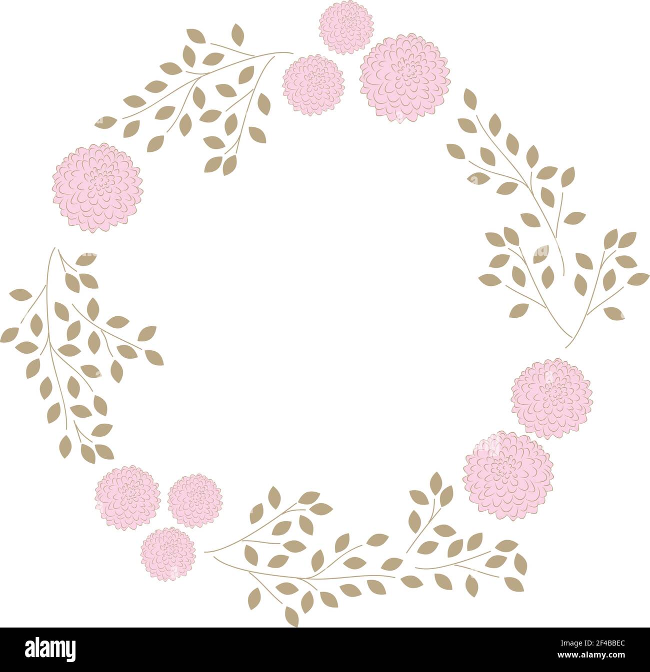 Pink flowers, vector Stock Vector Image & Art - Alamy