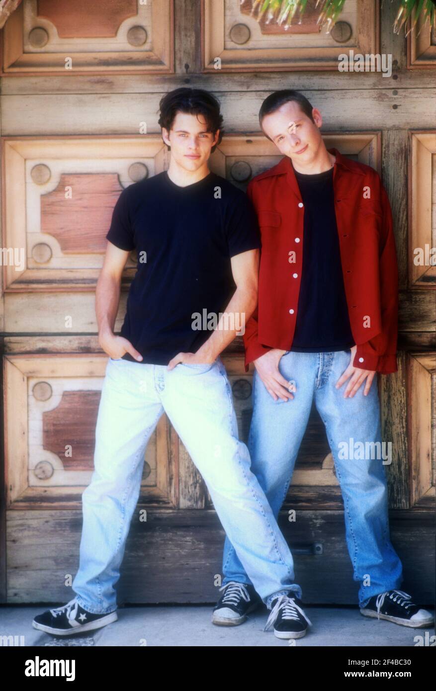 Los Angeles, California, USA 15th May 1996 (Exclusive) Actor James Marsden and brother Robbie