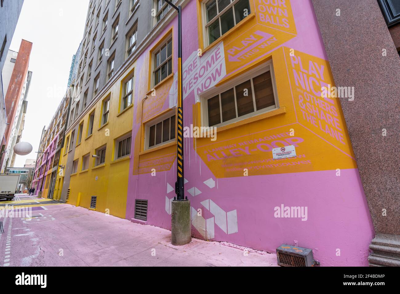 The pink alley vancouver hires stock photography and images Alamy