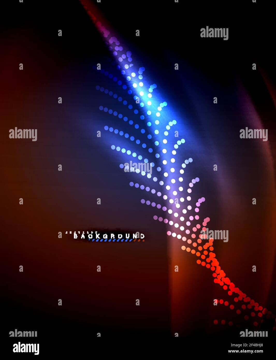 Neon glowing techno lines, hi-tech futuristic abstract background ...