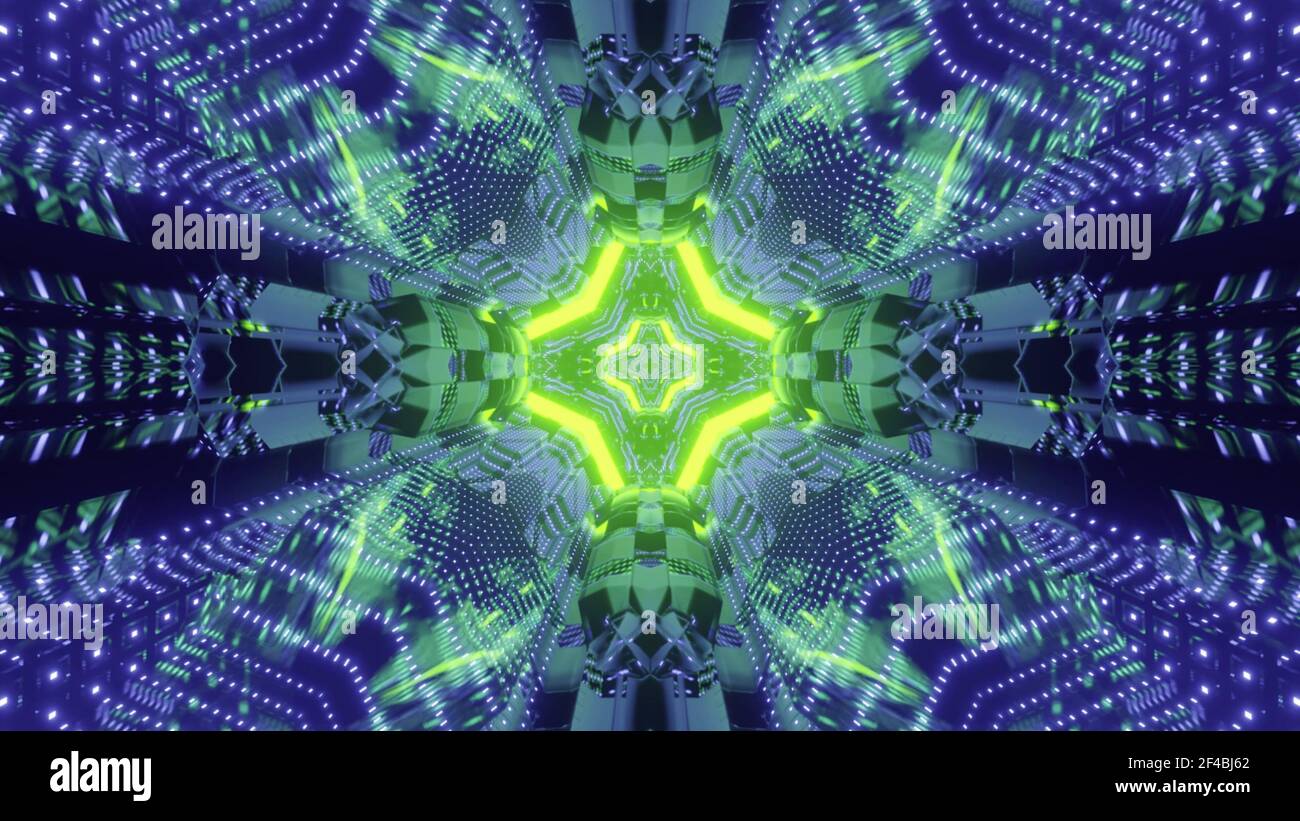 Sci fi technology abstract background 3d illustration Stock Photo - Alamy