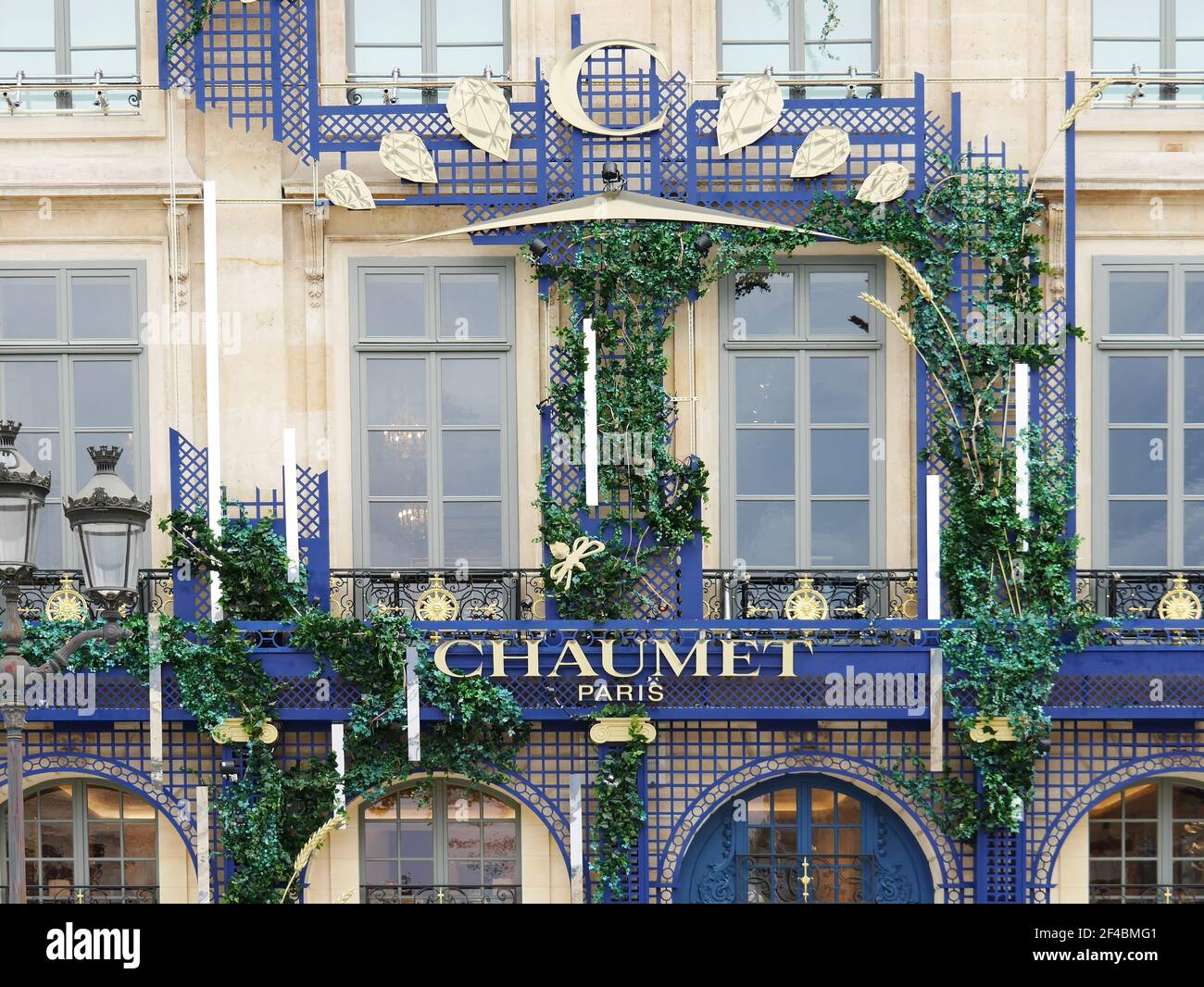 Chaumet shop in Vendome Square, Paris, France Stock Photo