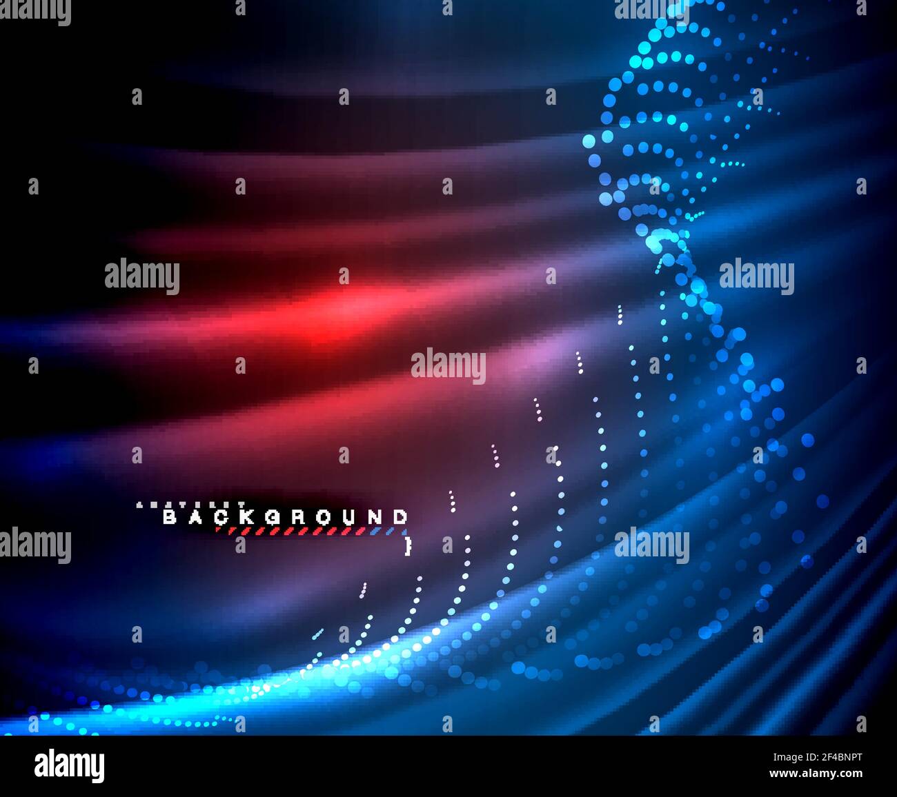 Neon glowing techno lines, hi-tech futuristic abstract background ...
