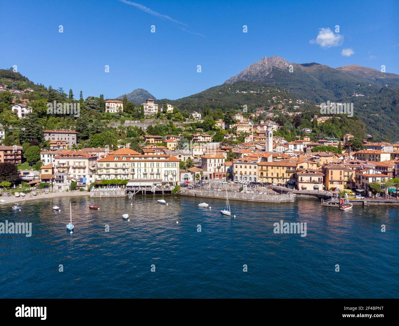 Amazing aerial view of Menaggio, Lake of Como, Italy Stock Photo - Alamy