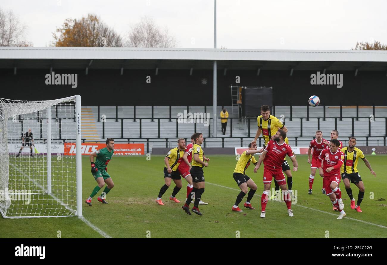 General view of Wetherby Road during the SkyBet League Two match