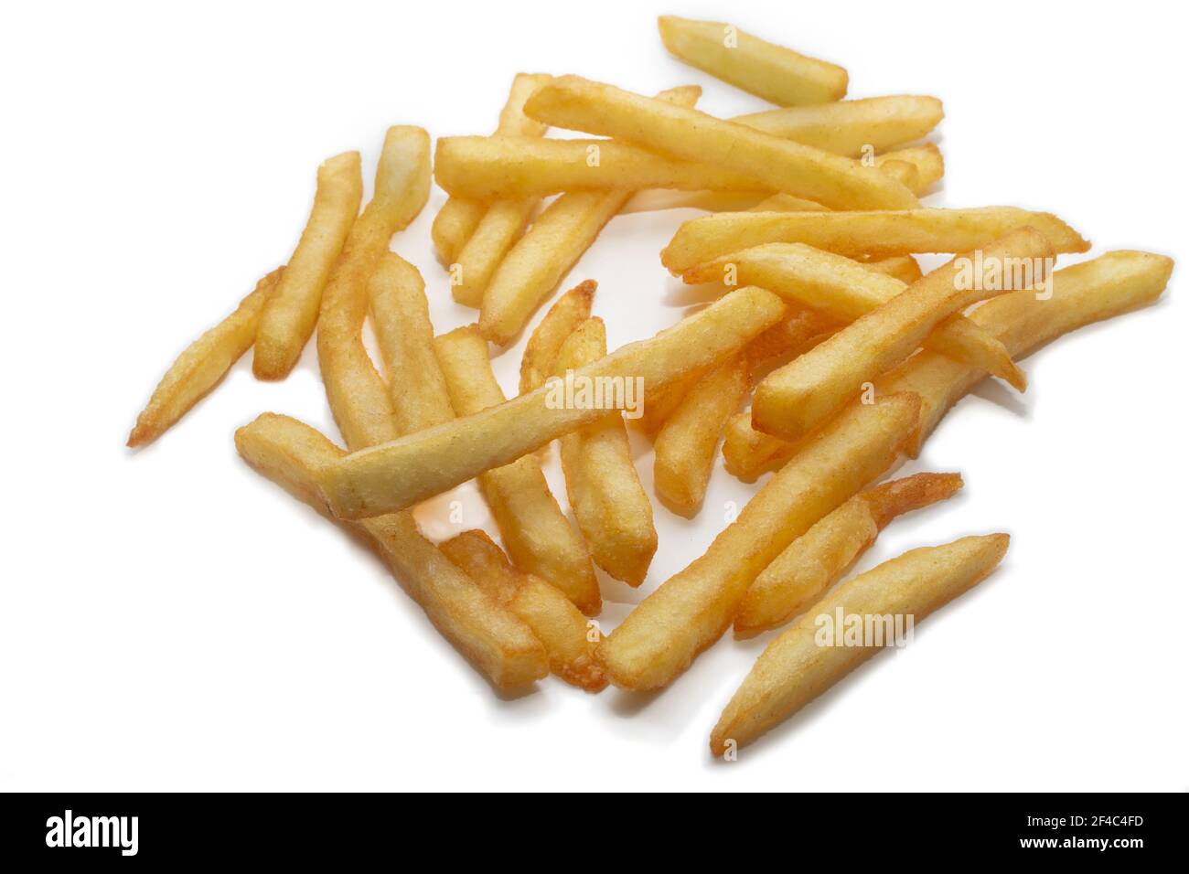 some french fries isolated on a white background Stock Photo