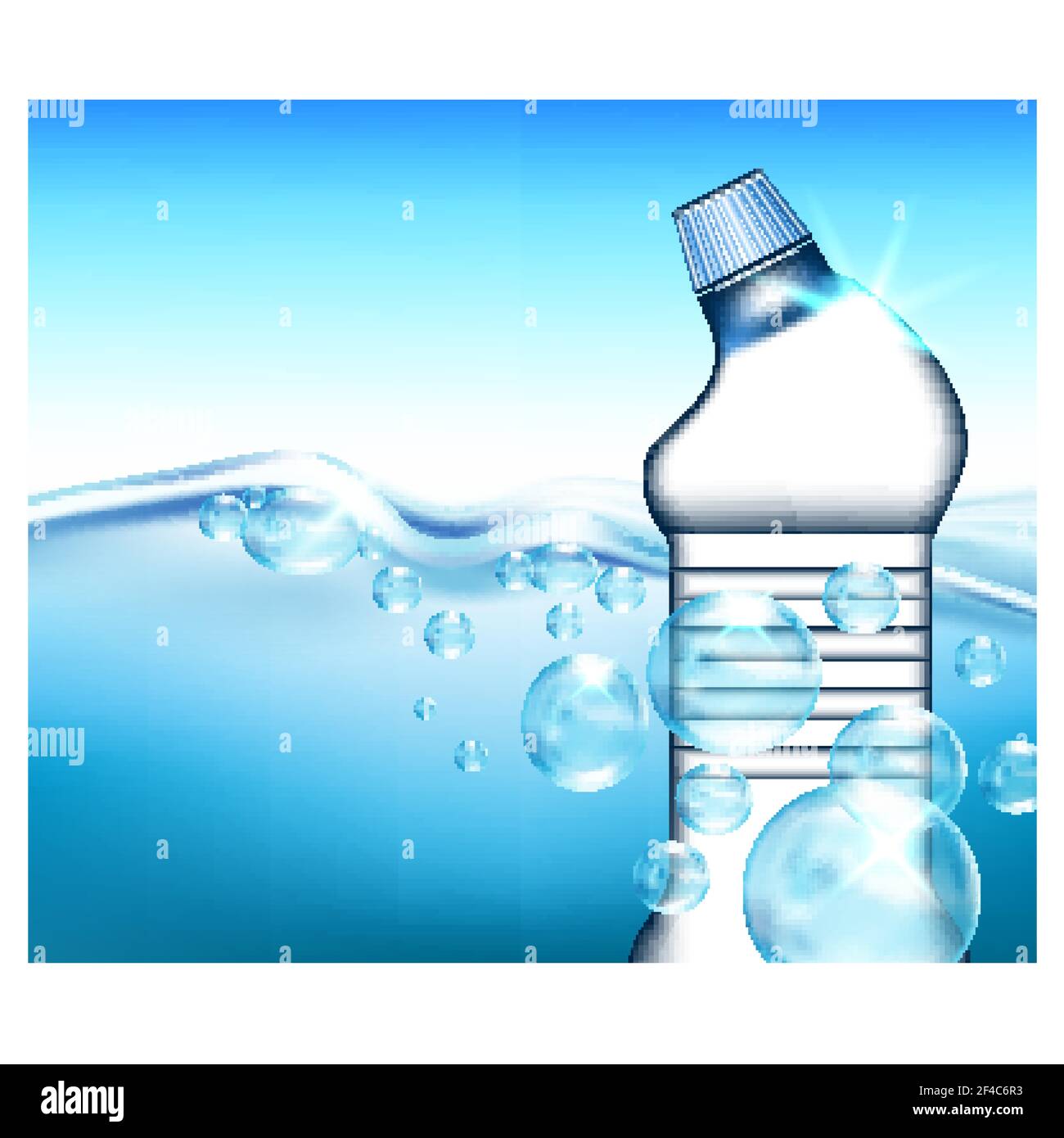 Fresh Power Cleaner Advertising Banner Vector Illustration Stock Vector ...