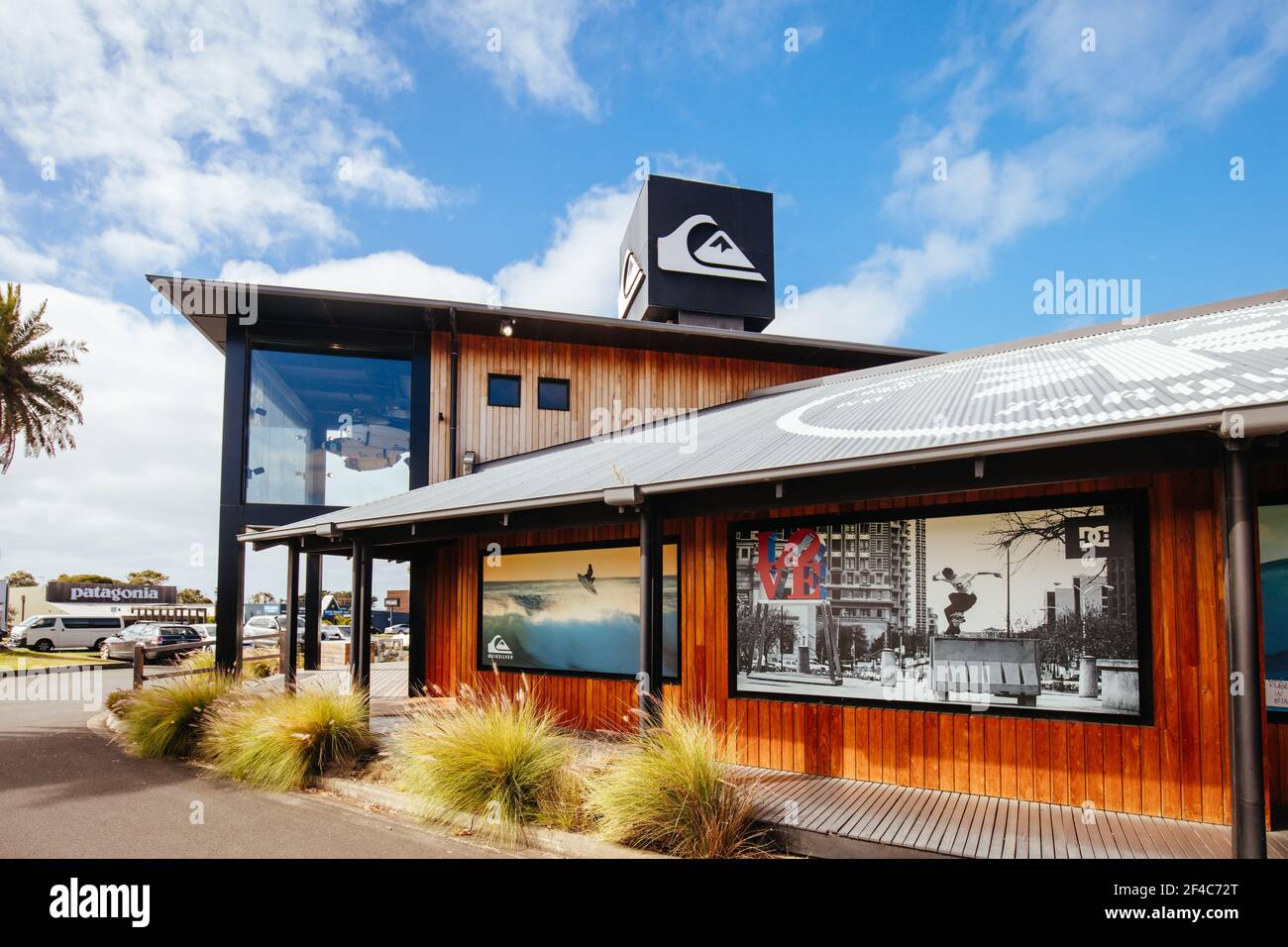 Torquay Surf Shops in Australia Stock Photo Alamy