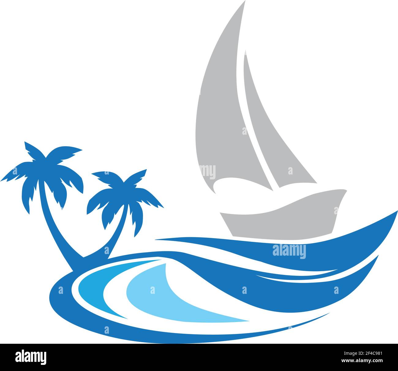 sail boat, vector Stock Vector Image & Art Alamy