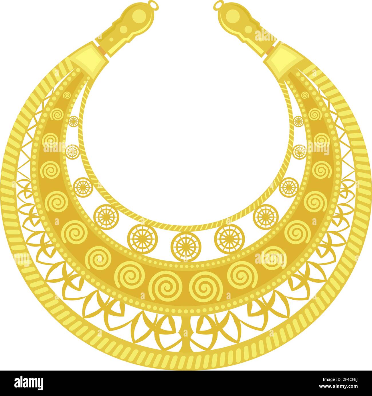Scythian gold jewelry Stock Vector Images - Alamy