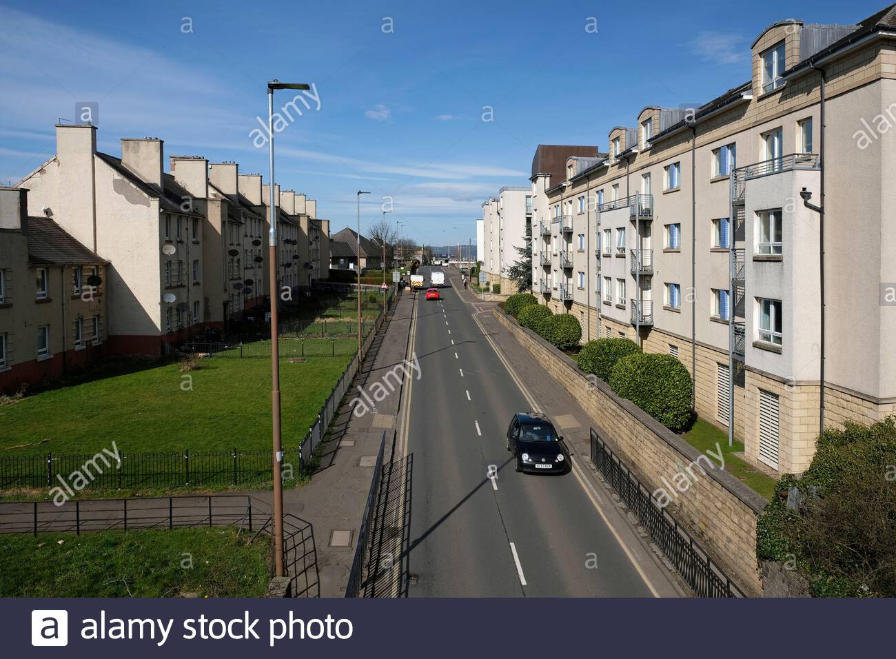 Crewe Road North, West Pilton, Edinburgh, Scotland Stock Photo
