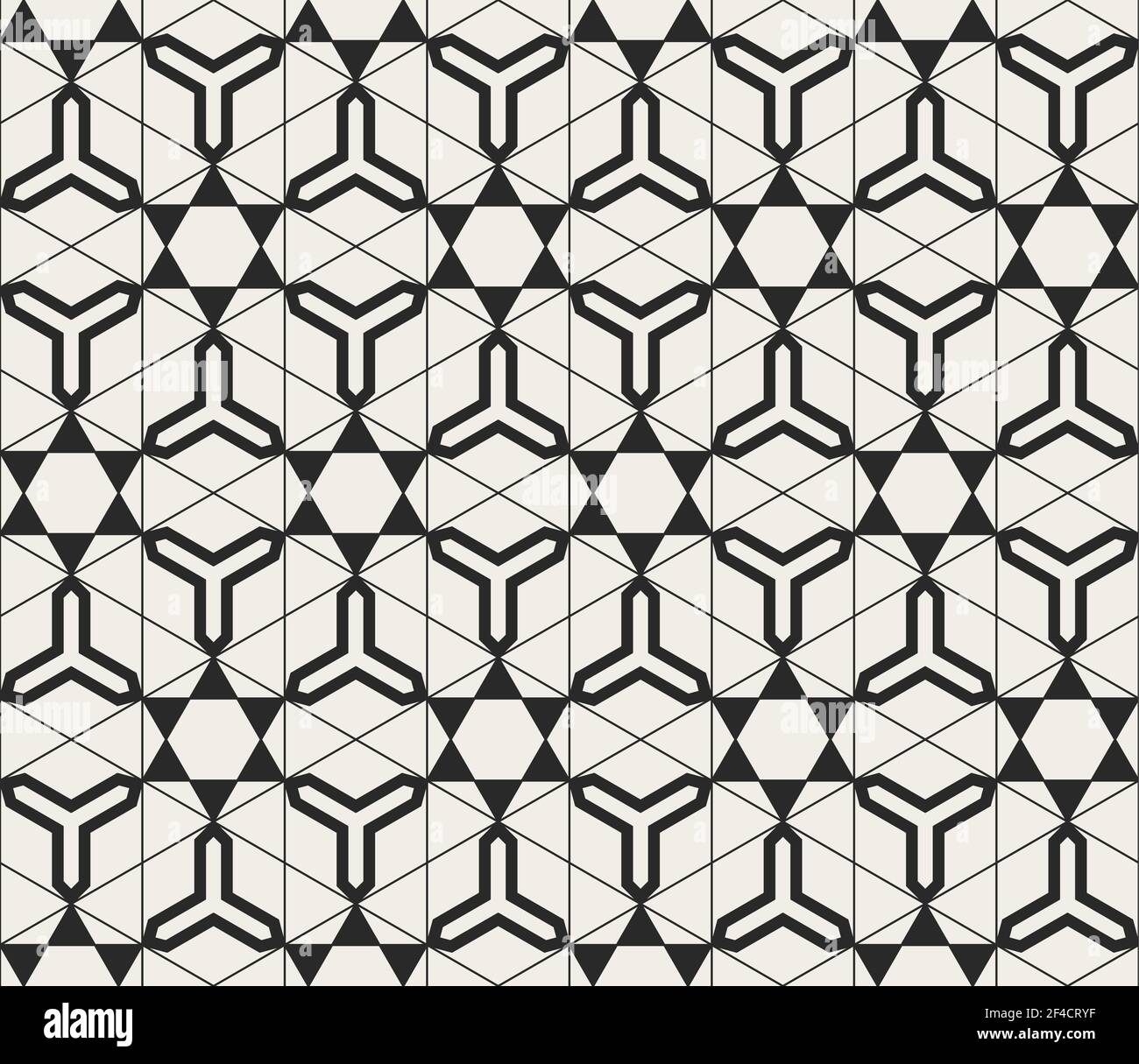 Traditional oriental geometrical seamless pattern. Decorative vector background. Stock Vector
