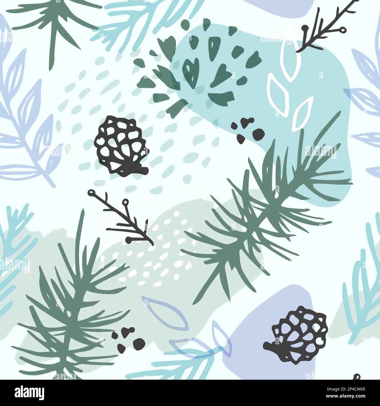 Abstract plants vector background hi-res stock photography and images ...
