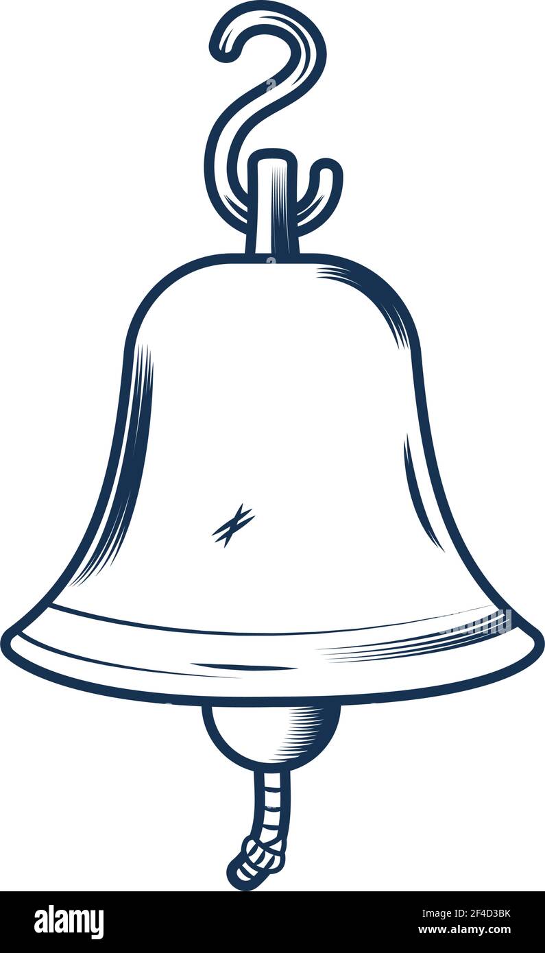 hook with a bell icon Stock Vector Image & Art - Alamy