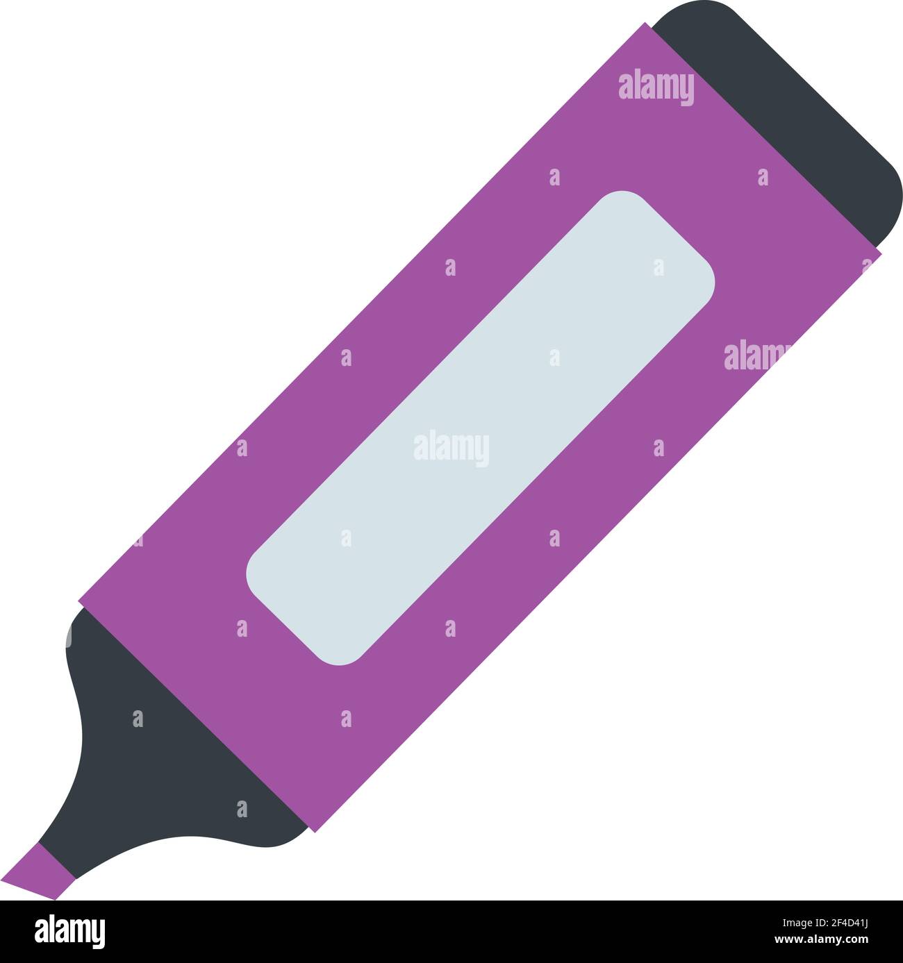 purple highlighter drawing tool icon Stock Vector Image & Art - Alamy