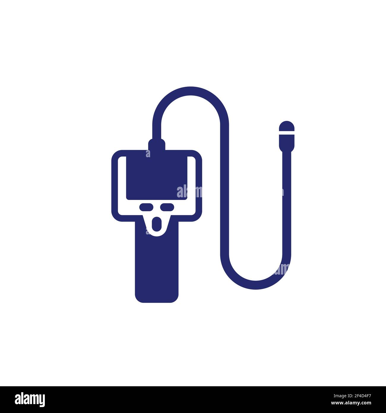 borescope, inspection camera icon on white Stock Vector Image & Art - Alamy