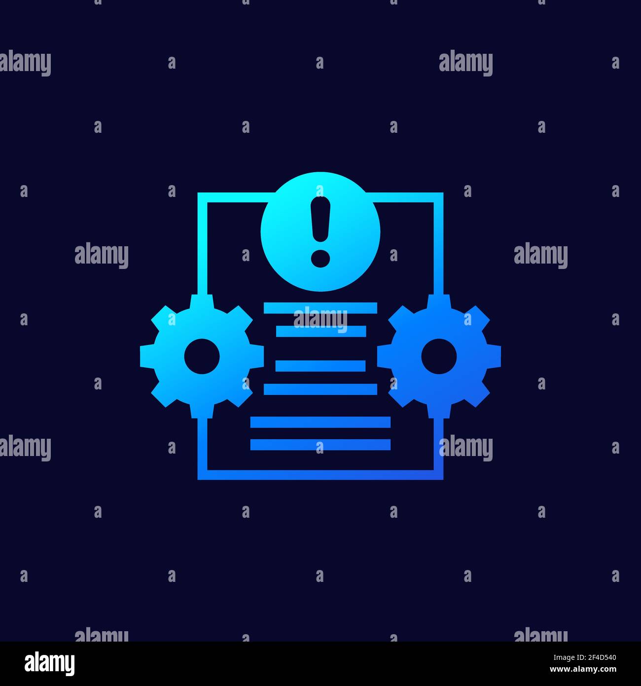 Error report or failed test vector icon Stock Vector Image & Art - Alamy