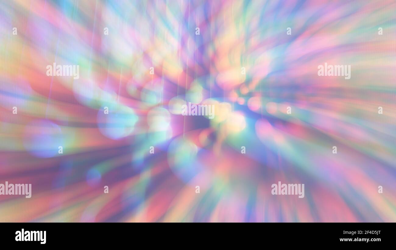 Abstract background with lanterns and rainbow gradient. Stock Photo