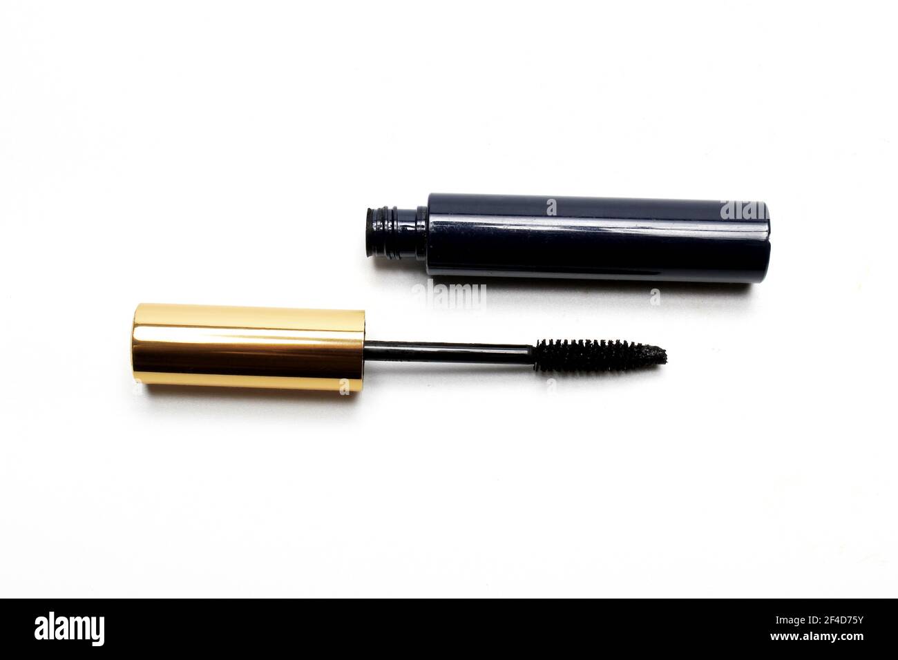 Mascara Brush on White Background Stock Photo