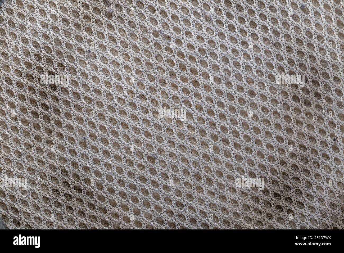White Dirty Textured Synthetic Fabric Background Stock Photo