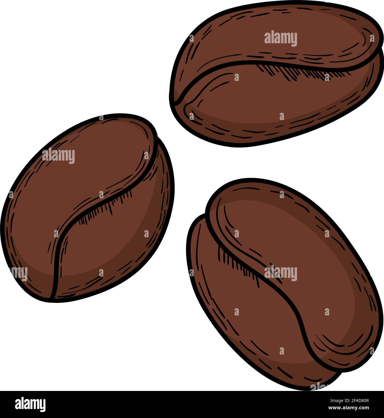 coffee beans on white background Stock Vector Image & Art - Alamy