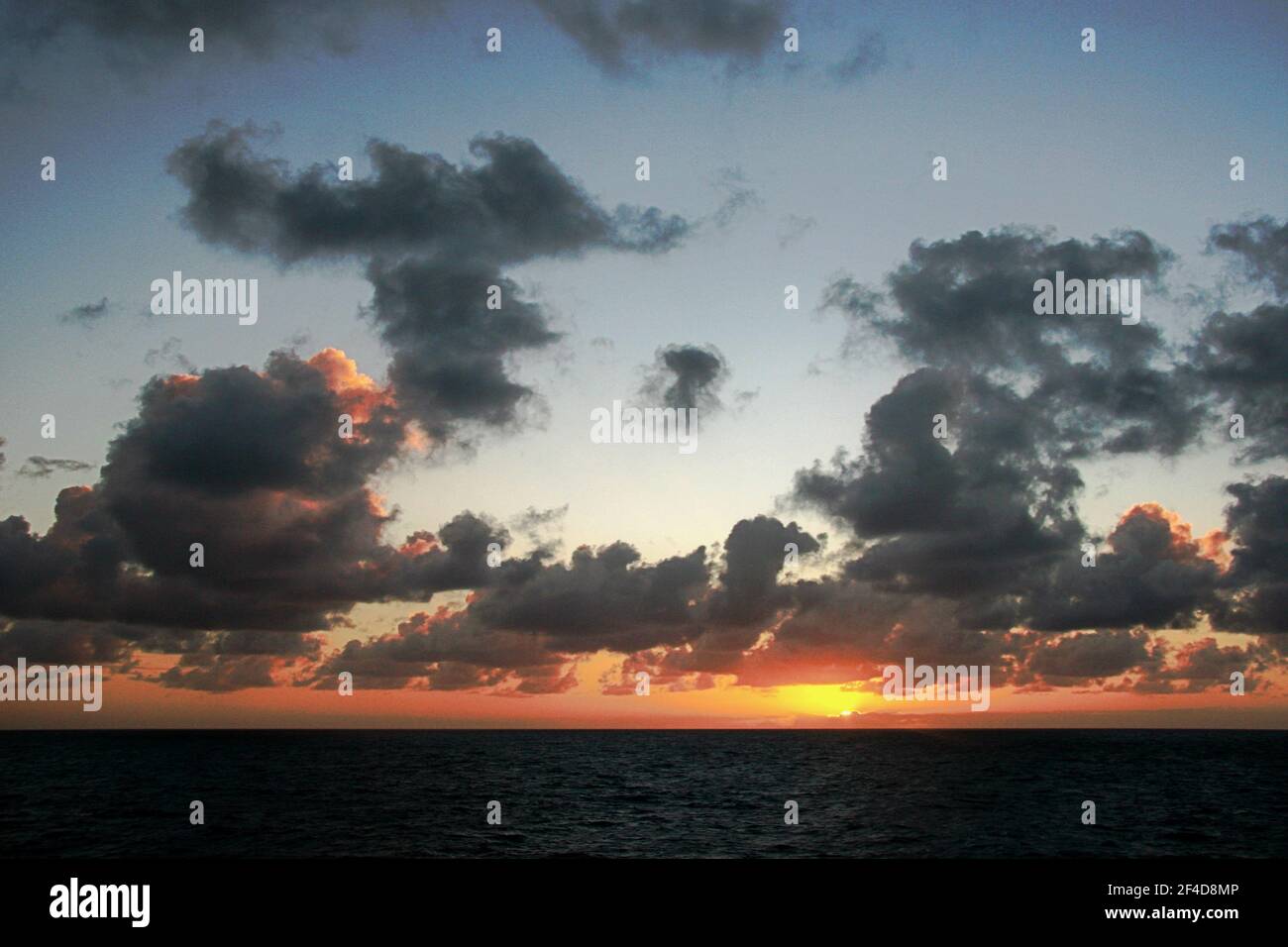 Sunrise over the Ocean Stock Photo - Alamy
