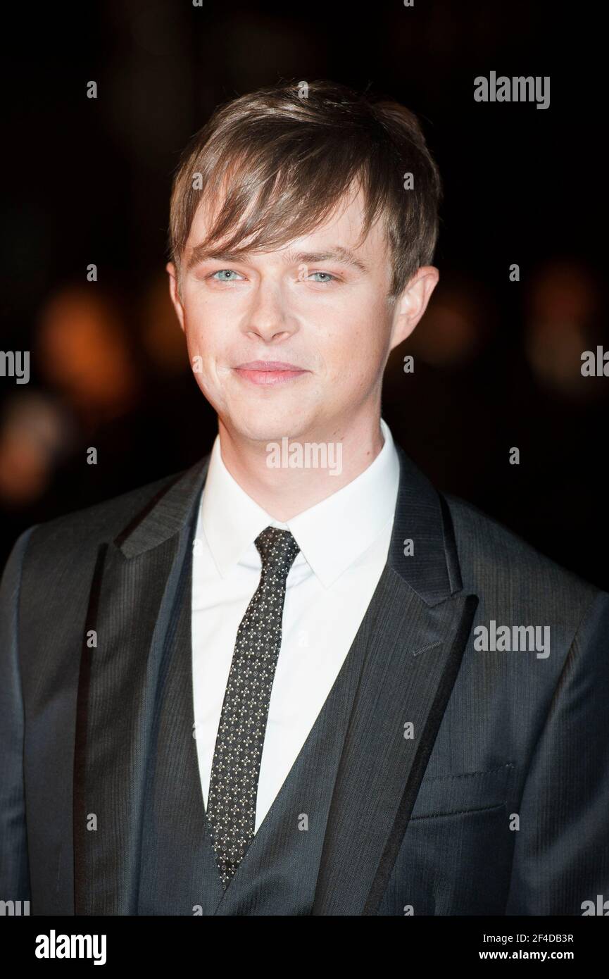 Dane DeHaan arrives at the premiere of Kill Your Darlings as part of the 57th BFI Film Festival at the Odeon Leicester Square -London Stock Photo