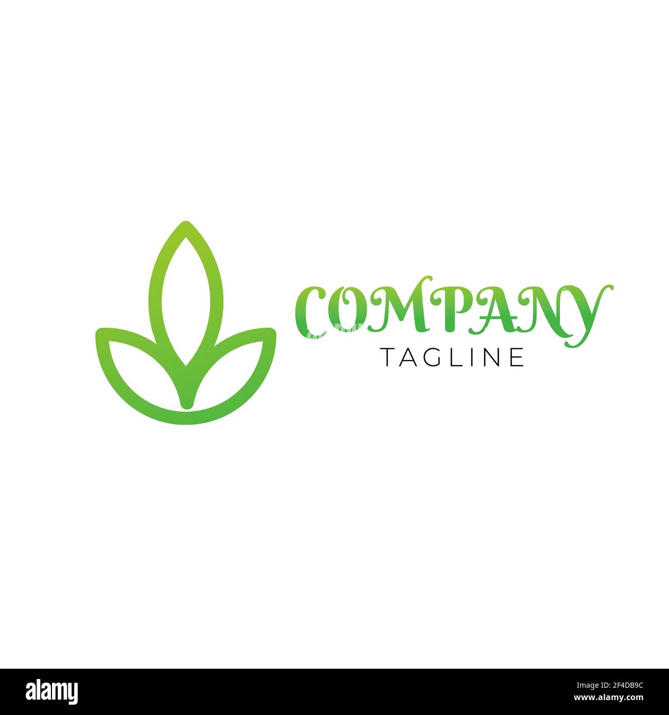 leaf wellness plant leaves flower nature health logo design. Stock Vector illustration isolated