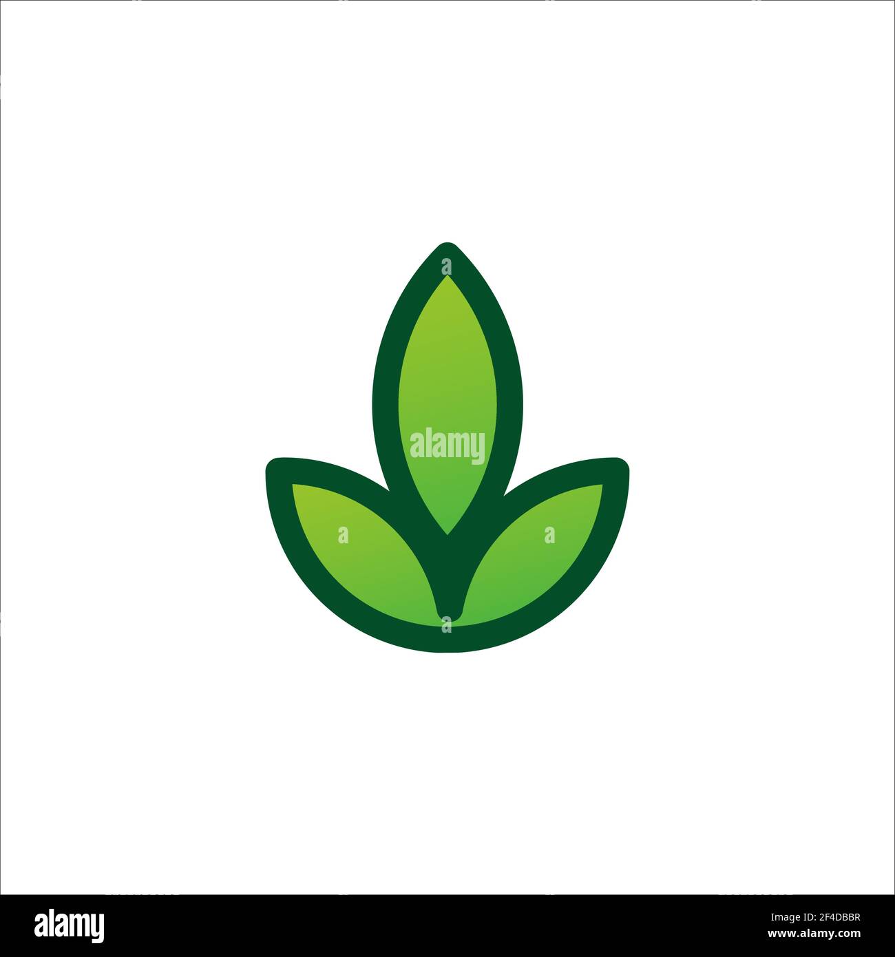 leaf wellness plant leaves flower nature health logo design. Stock Vector illustration isolated