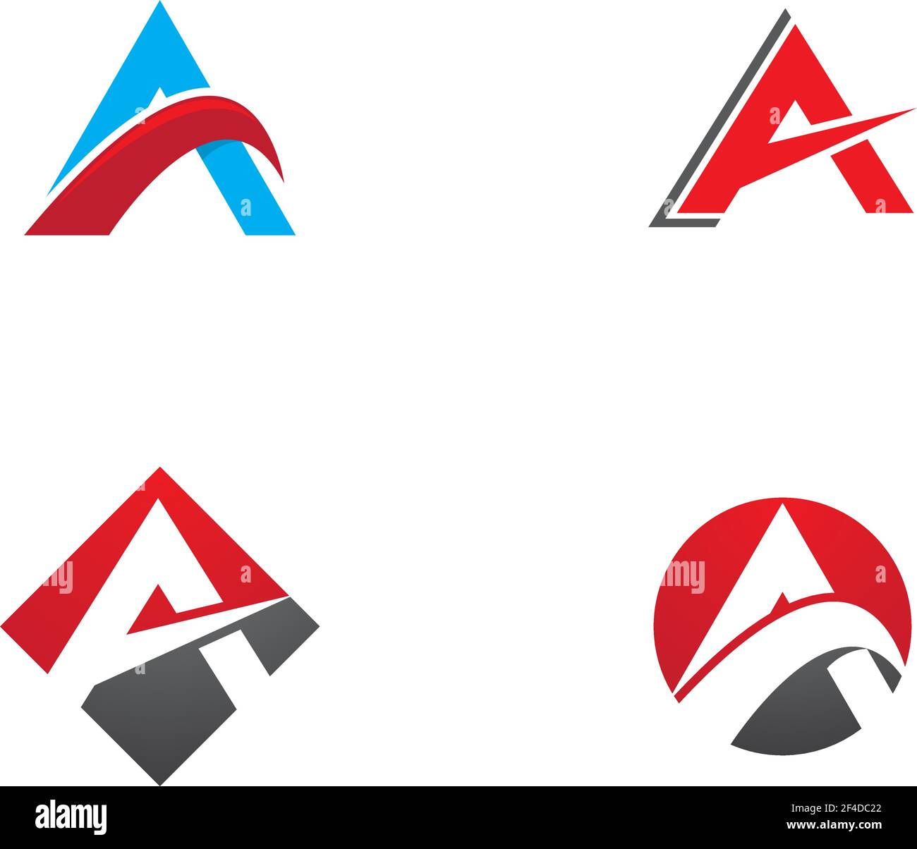 A letter logo vector icon illustration design Stock Vector Image & Art ...
