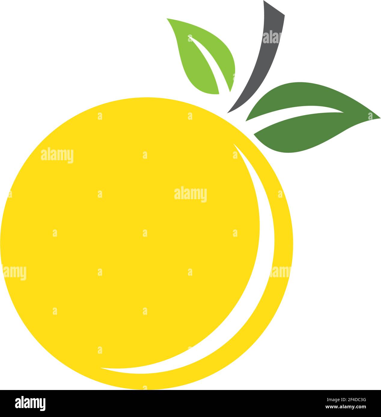 Orange logo template vector icon illustration design Stock Vector Image ...