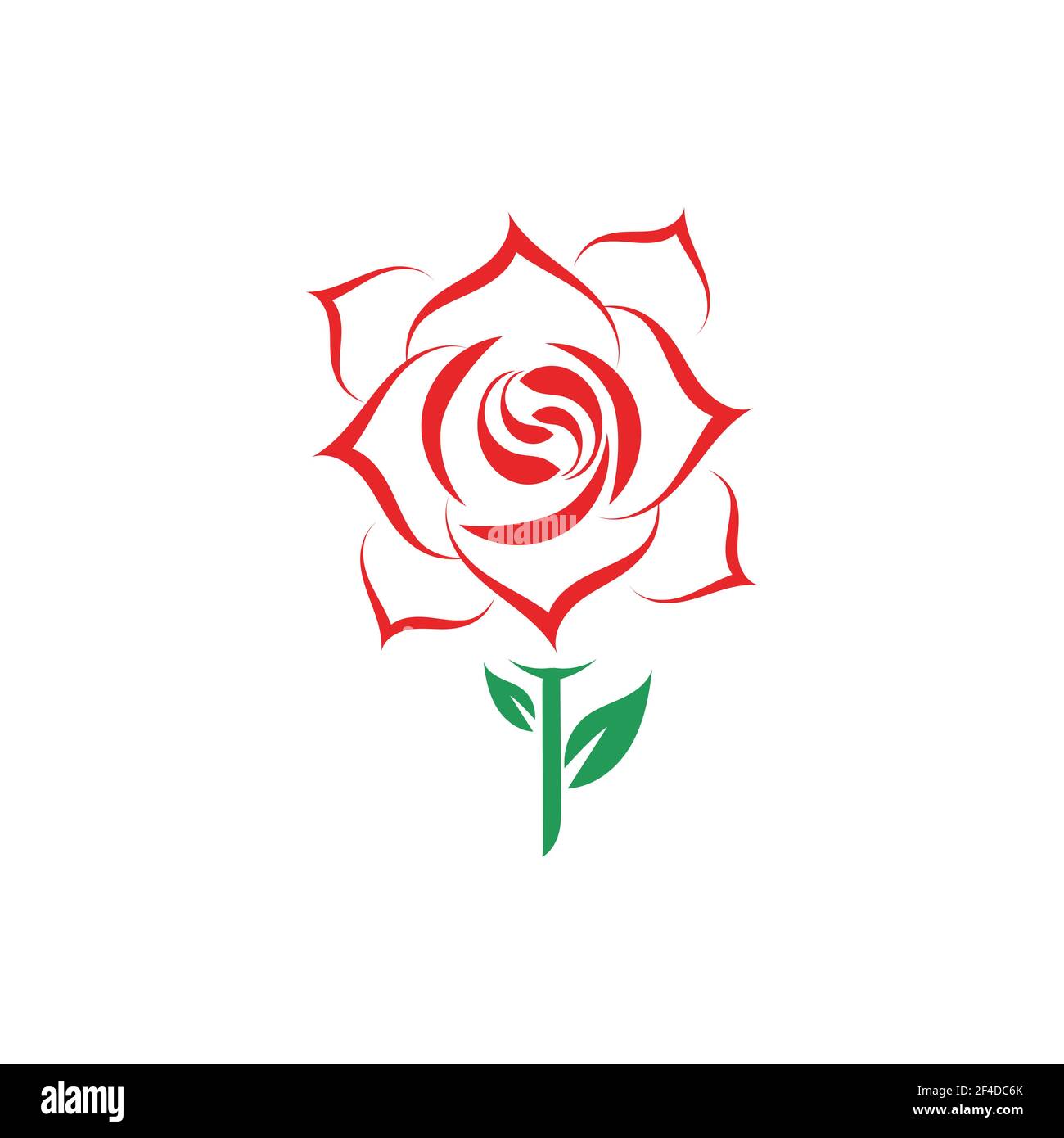 Premium Vector  Logo monogram flower rose minimalist line beauty