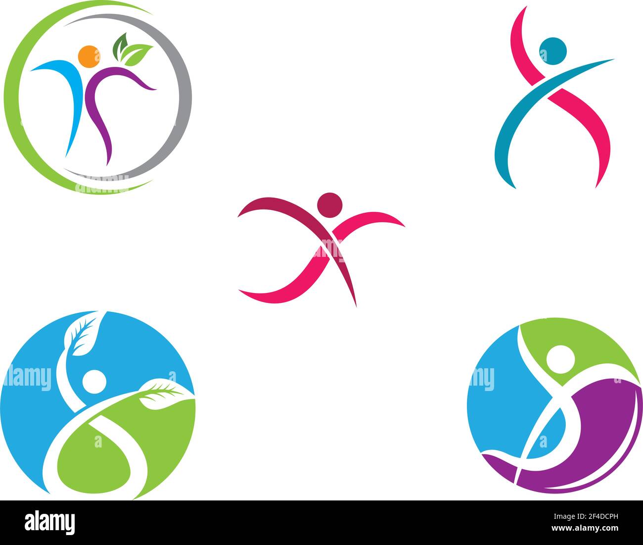 Healthy life logo template vector icon illustration design Stock Vector ...