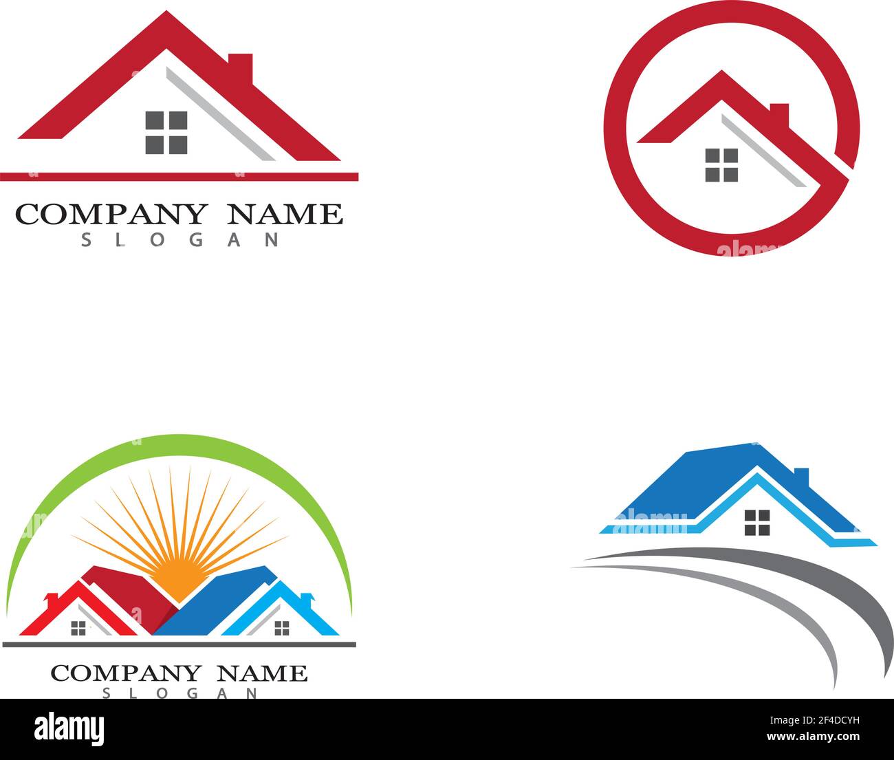 Property logo template vector icon illustration design Stock Vector ...